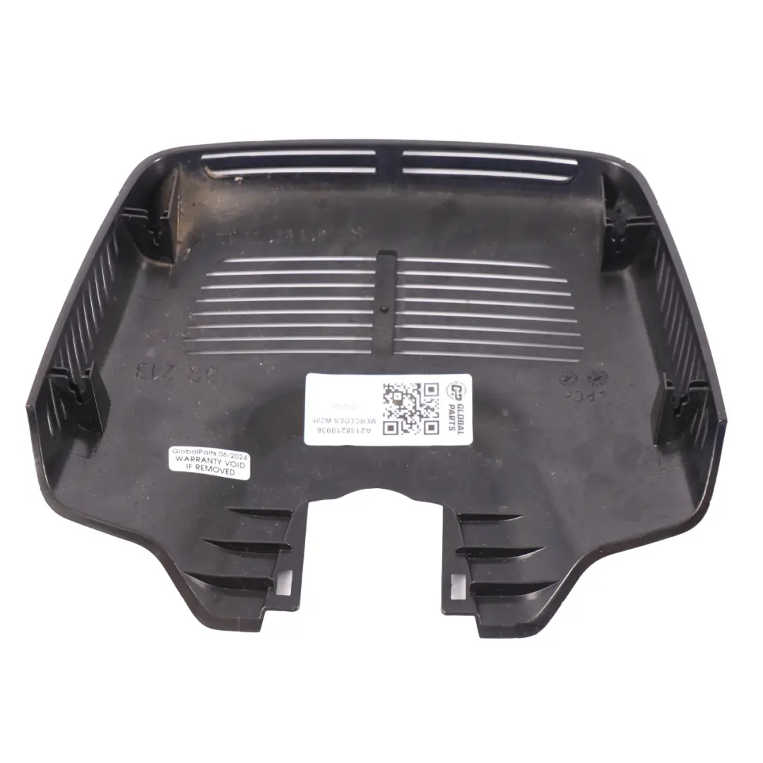 Mercedes W205 W213 Couvercle de rétroviseur intérieur noir - SKU A2138210036 - Numéro de pièce A2138210036