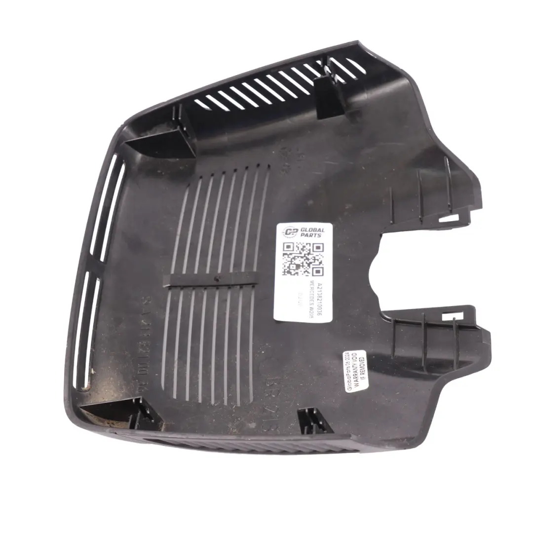 Mercedes W205 W213 Couvercle de rétroviseur intérieur noir - SKU A2138210036 - Numéro de pièce A2138210036