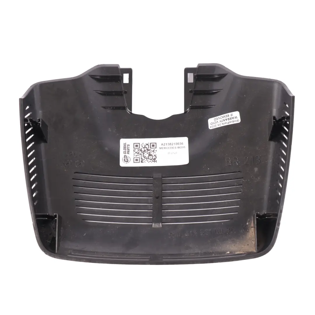 Mercedes W205 W213 Espejo Retrovisor Cubierta Interior Negro - SKU A2138210036 - Número de pieza A2138210036
