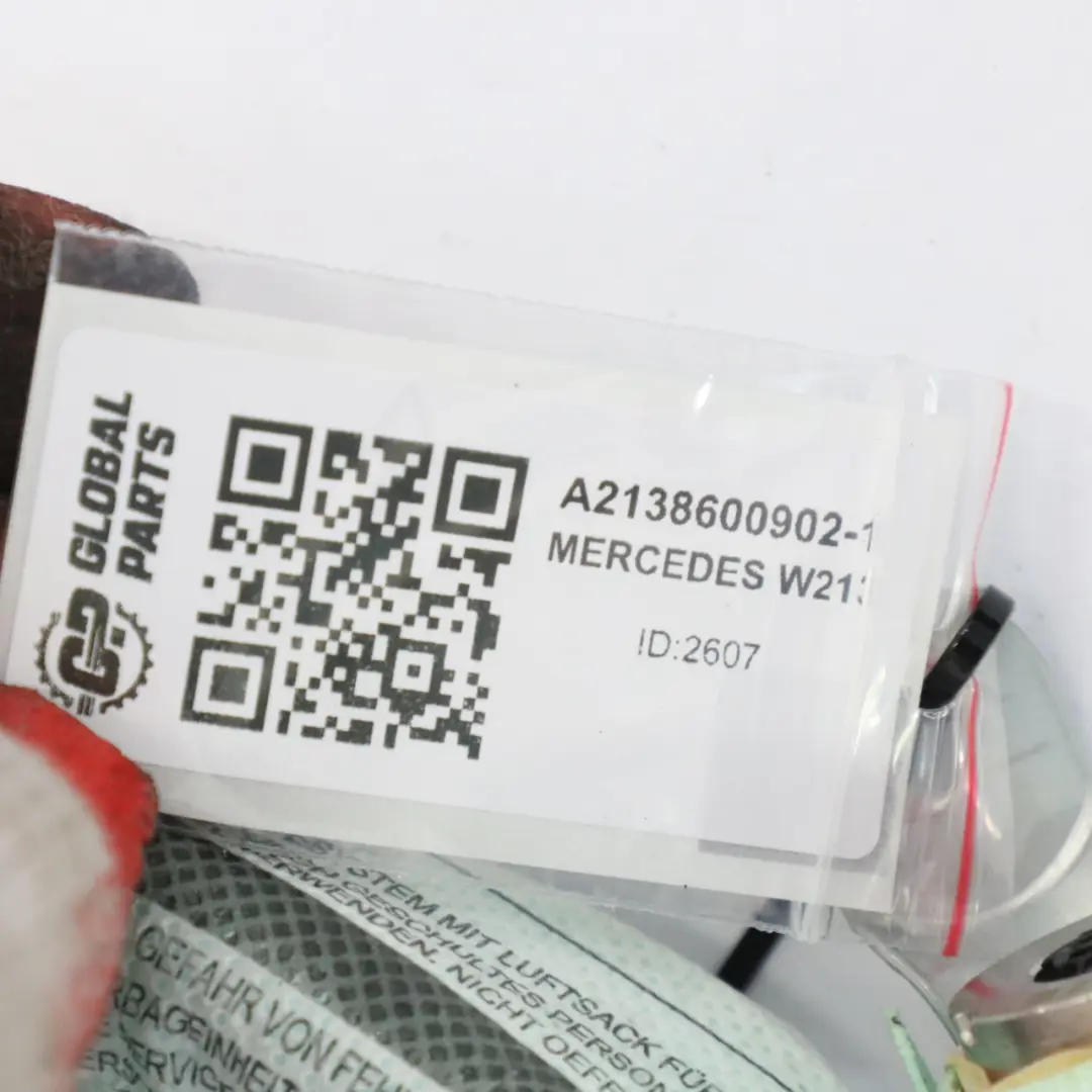 Modulo aria testa tetto laterale tendina sinistra per Mercedes W213 con numero di parte A2138600902 Mercedes W213 Modulo aria testa tetto laterale tendina sinistra - SKU A2138600902-1 - Numero di parte A2138600902