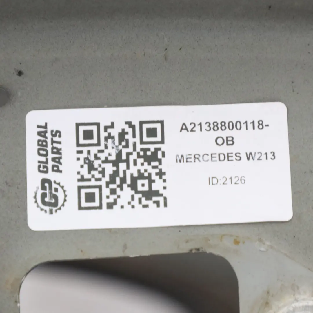 Mercedes W213 Wing Panel Front Left N/S Fender Obsidian Black Metallic - 197 - SKU A2138800118-OB - Part number A2138800118