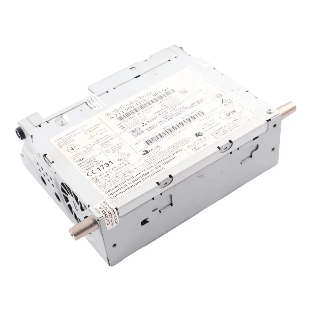 Head Unit Mercedes W213 C238 Radio Navigation Media Player Unit to with Part number A2139004316 Head Unit Mercedes W213 C238 Radio Navigation Media Player Unit - SKU A2139004316 - Part number A2139004316