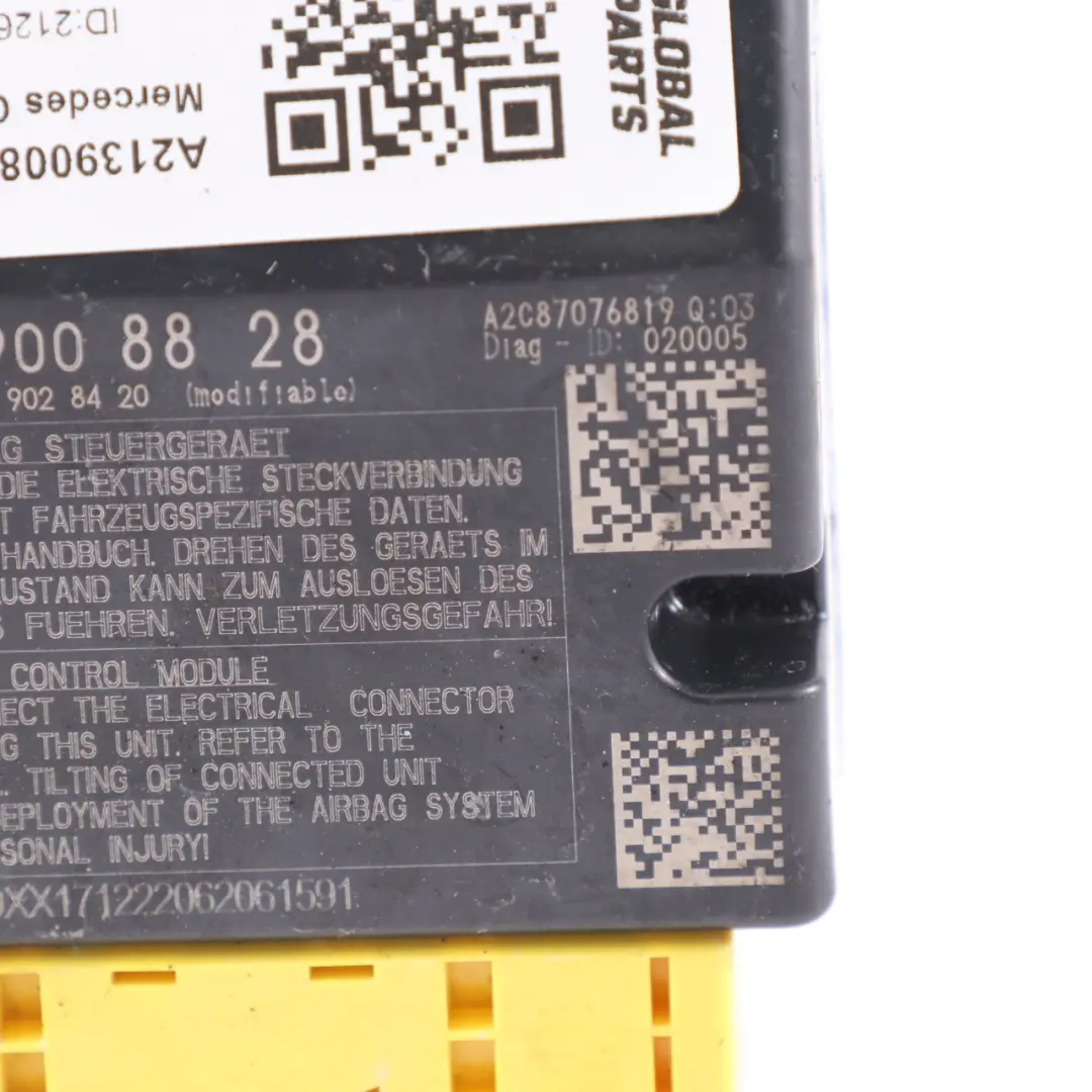  Módulo de Aire Mercedes W213 C238 C253 Unidad Control ECU - SKU A2139008828 - Número de pieza A2139008828