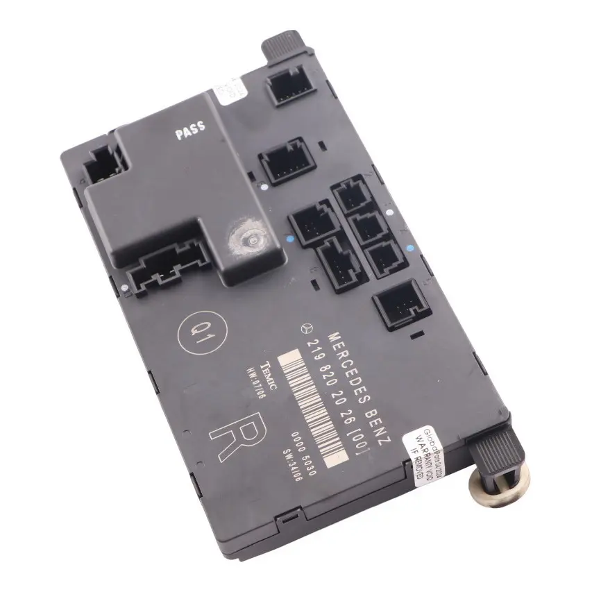 Module de porte Porte avant droite Unité de contrôle pour Mercedes C219 à propos du numéro de pièce A2198202026 Mercedes C219 Module de porte Porte avant droite Unité de contrôle - SKU A2198202026 - Numéro de pièce A2198202026