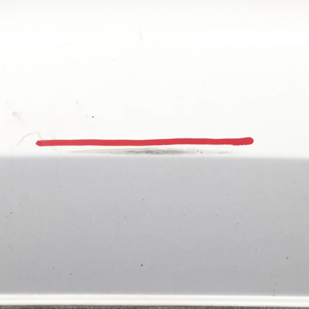 Mercedes W219 Rear Bumper Trim Panel Covering Iridium Silver Metallic - 775 - SKU A2198800683-IRS - Part number A2198800683