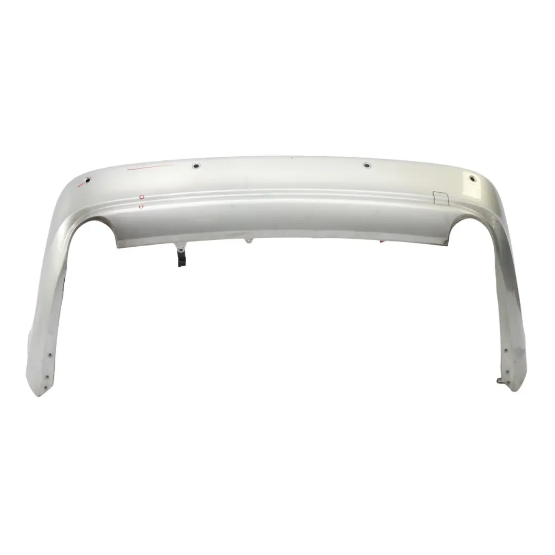 W219 Rear Bumper Trim Panel Covering Iridium Silver Metallic - 775 to Mercedes with Part number A2198800683 Mercedes W219 Rear Bumper Trim Panel Covering Iridium Silver Metallic - 775 - SKU A2198800683-IRS - Part number A2198800683
