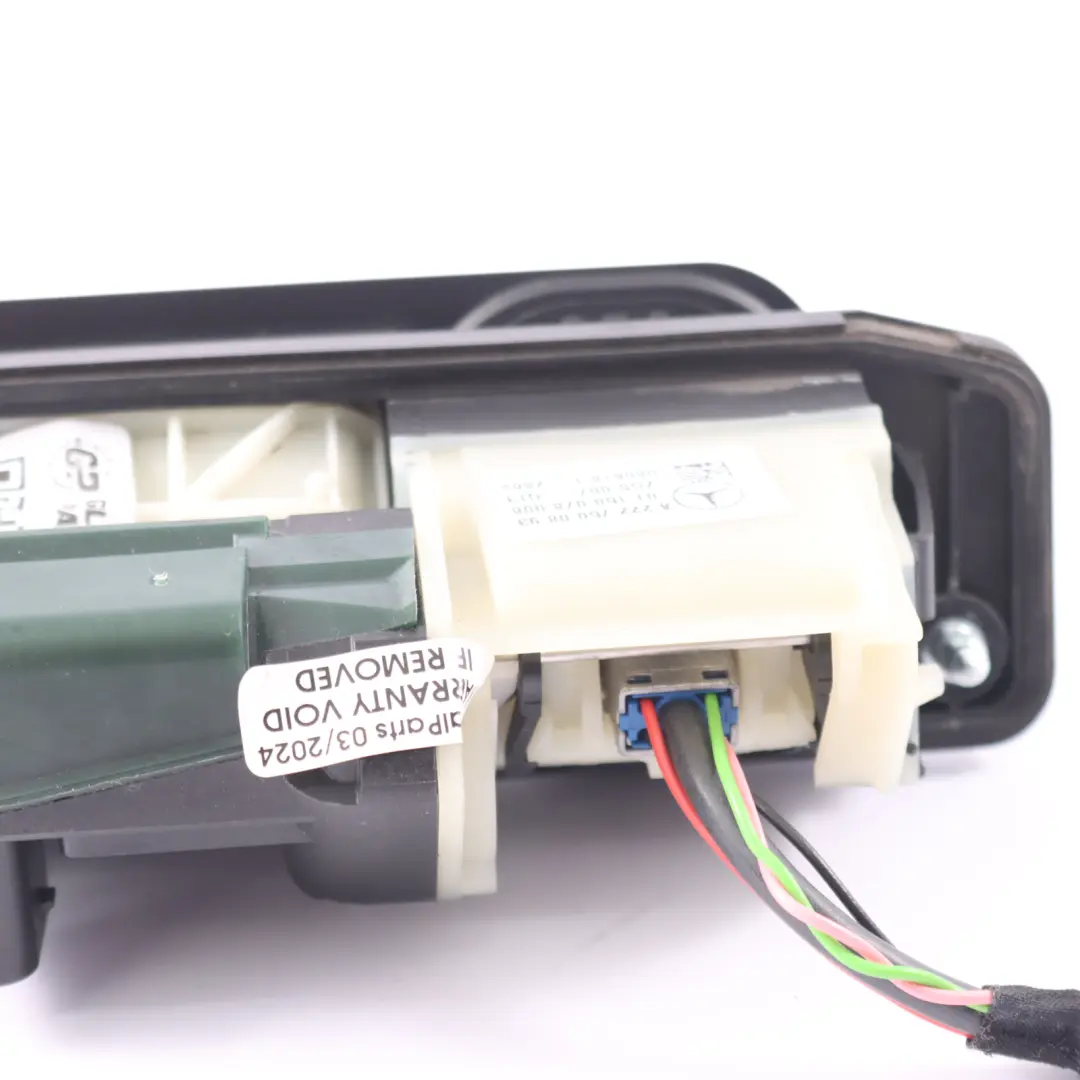 Cámara de visión trasera Mercedes C117 W205 Desbloqueo del tirador del maletero para con número de pieza A2227500893 Cámara de visión trasera Mercedes C117 W205 Desbloqueo del tirador del maletero - SKU A2227500893-2 - Número de pieza A2227500893