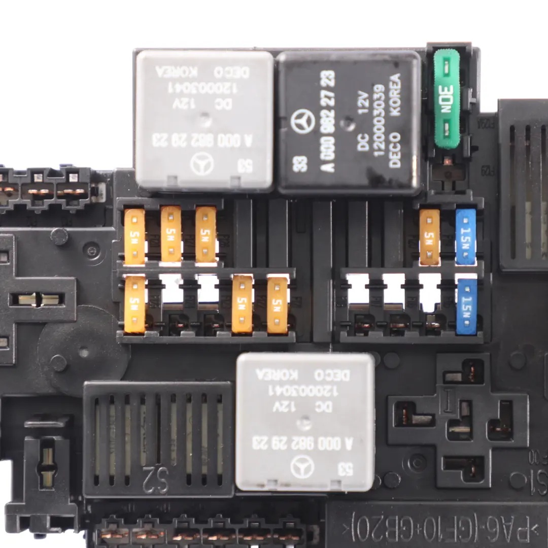 Fuse Box Mercedes GLC X253 Engine Compartment Relay Box Unit to with Part number A2229063805 Fuse Box Mercedes GLC X253 Engine Compartment Relay Box Unit - SKU A2229063805 - Part number A2229063805