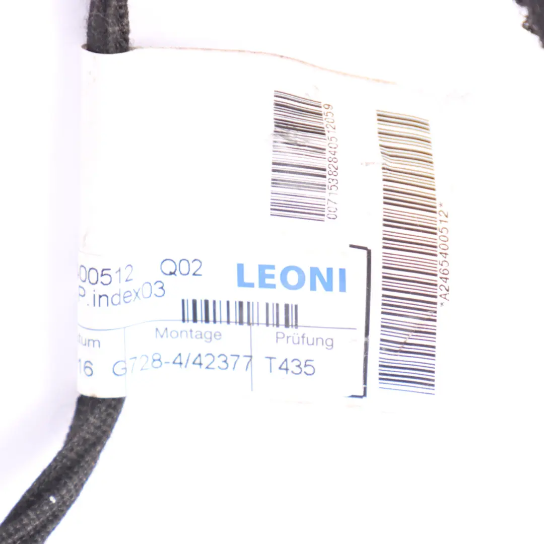 Wiring Mercedes C117 Front Seat Left Wiring Harness to Seat with Part number A2465400512 Seat Wiring Mercedes C117 Front Seat Left Wiring Harness - SKU A2465400512 - Part number A2465400512