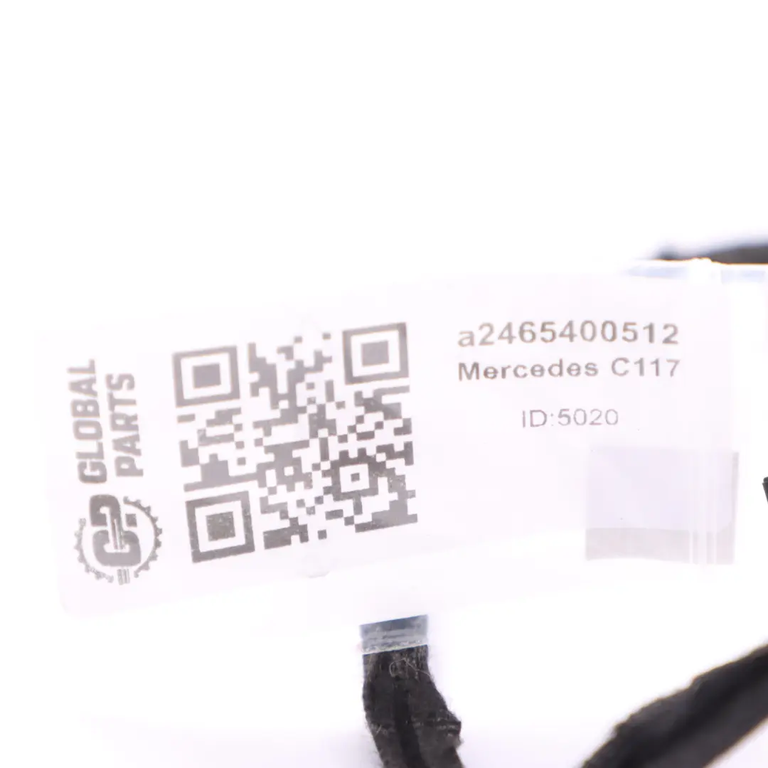  Cableado asiento Mercedes C117 Mazo asiento delantero izquierdo - SKU A2465400512 - Número de pieza A2465400512