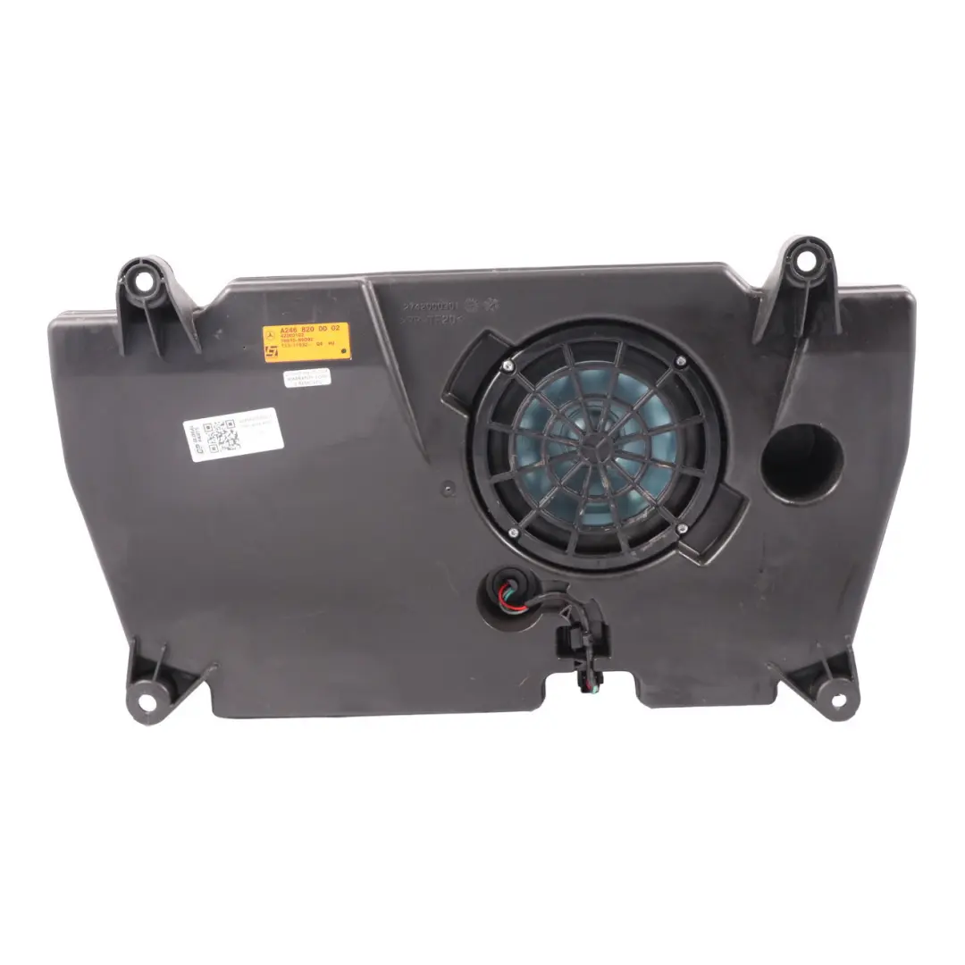 Głośnik Subwoofer Harman Kardon Tył do Mercedes C117 W176 W246 o numerze A2468200002 Mercedes C117 W176 W246 Głośnik Subwoofer Harman Kardon Tył - SKU a2468200002-1 - Numer Części A2468200002