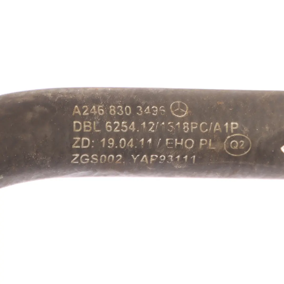 Tuyau de refroidissement d'eau pour moteur à essence pour Mercedes W246 à propos du numéro de pièce A2468303496 Mercedes W246 Tuyau de refroidissement d'eau pour moteur à essence - SKU A2468303496 - Numéro de pièce A2468303496