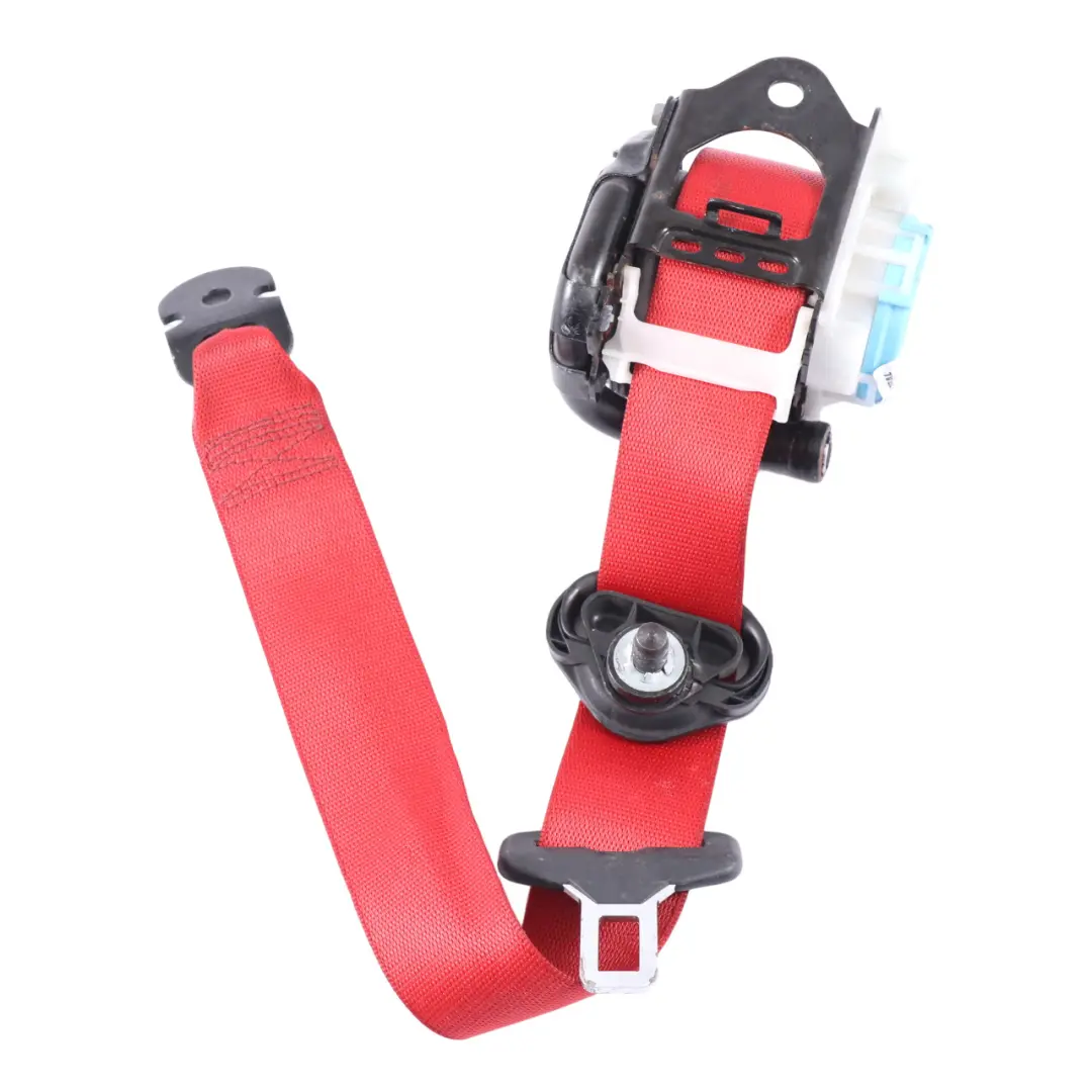 Seat Belt Mercedes C117 W242 W246 Rear Left N/S Upper Seatbelt Red - SKU A2468600000-1 - Part number A2468600000