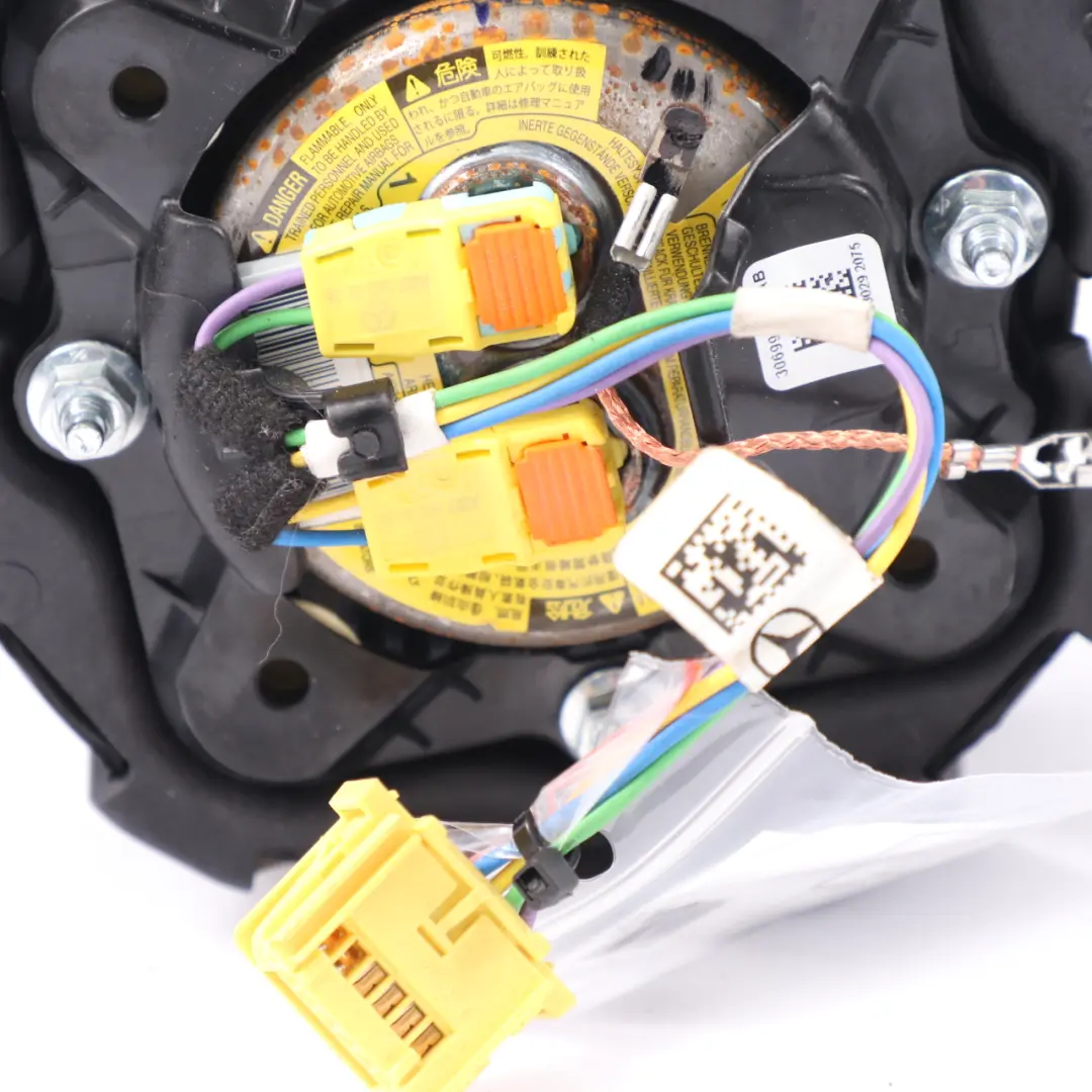 Mercedes W204 Steering Wheel Driver's Side Air Module Black - SKU A2468603102-3 - Part number a2468603102