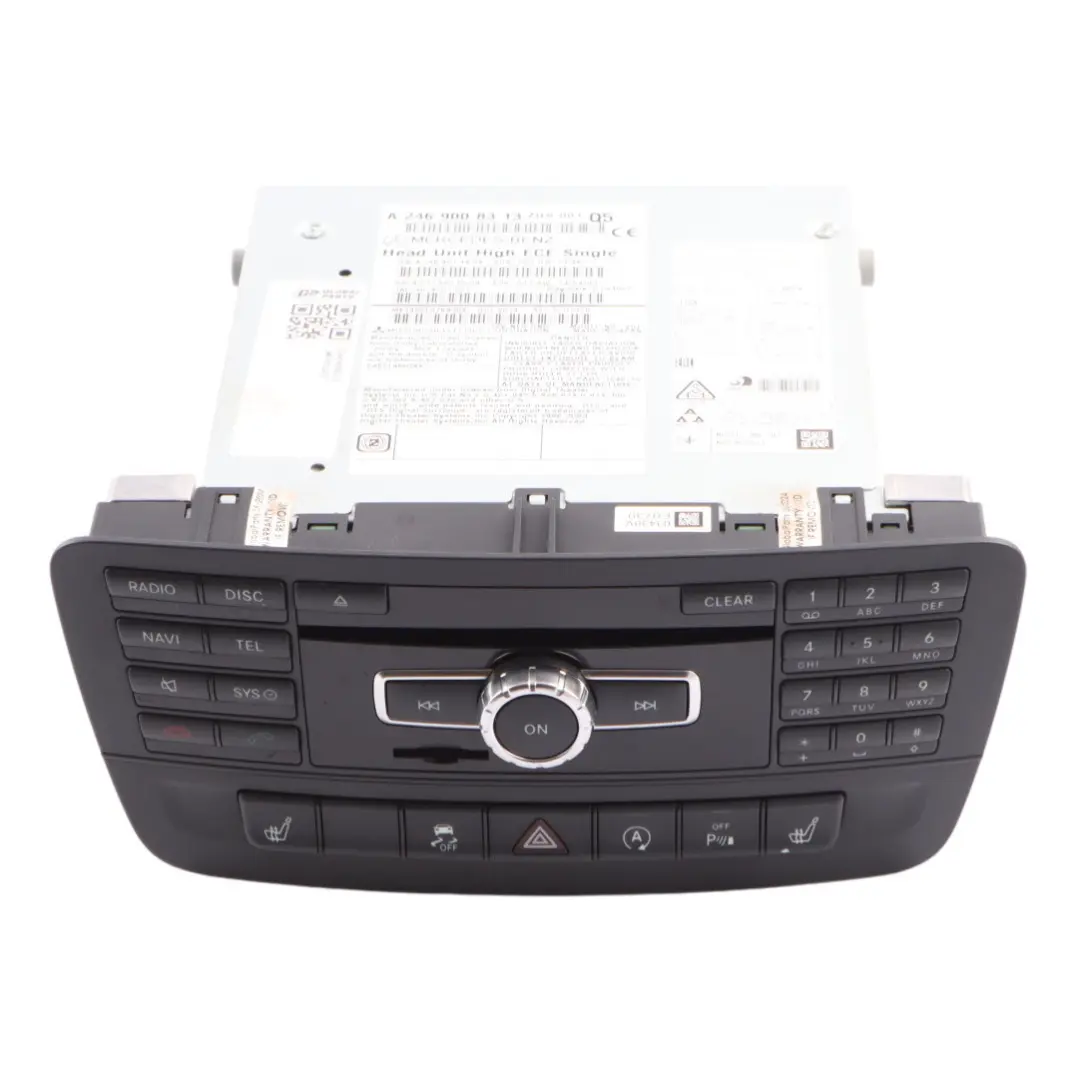 Radio Media Headunit Mercedes C117 W176 Sat Navigation Control Panel to with Part number A2469008313 Radio Media Headunit Mercedes C117 W176 Sat Navigation Control Panel - SKU A2469008313 - Part number A2469008313