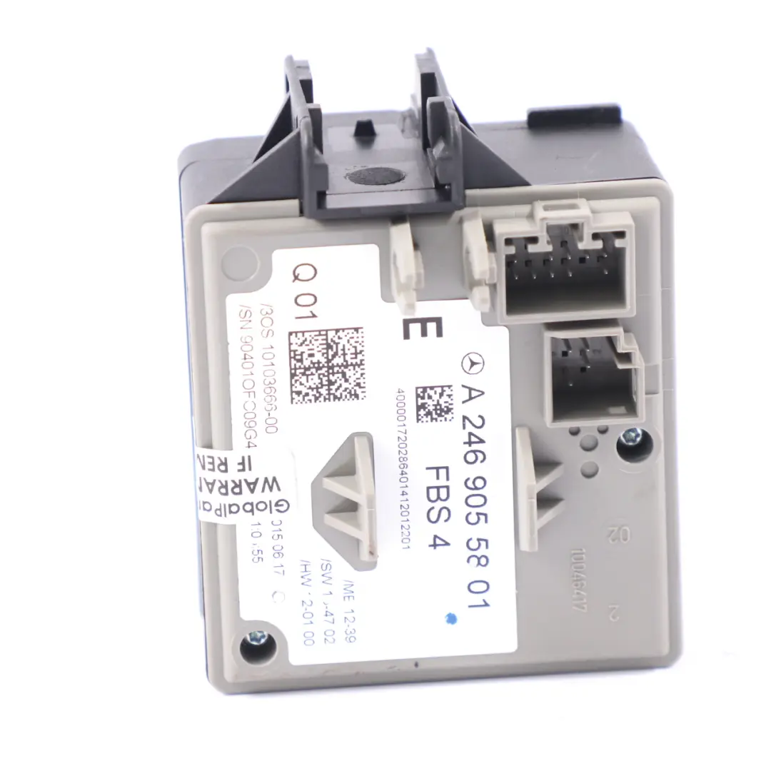  Interruptor Encendido Mercedes W176 W246 Módulo Control Cañón Cierre - SKU A2469055801 - Número de pieza A2469055801