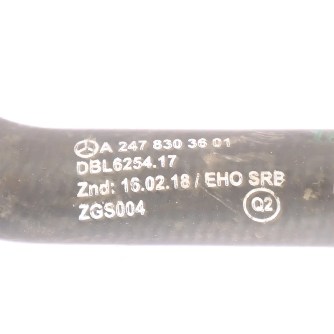 Water Line Mercedes W177 Diesel OM608 Heater Return Hose To Engine to with Part number A2478303601 Water Line Mercedes W177 Diesel OM608 Heater Return Hose To Engine - SKU A2478303601-1 - Part number A2478303601