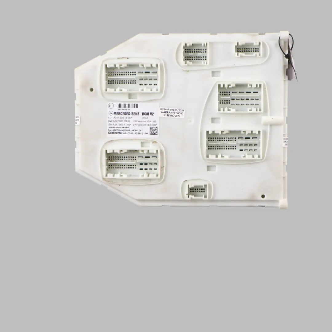 Moduł Sterownik Komfortu BCM V2 do Mercedes C118 W177 W247 o numerze A2479001506 Mercedes C118 W177 W247 Moduł Sterownik Komfortu BCM V2 - SKU A2479001506 - Numer Części A2479001506