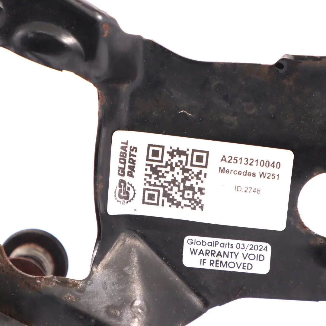 Suspension Compressor Bracket Holder Mount to Mercedes W251 Air with Part number A2513210040 Mercedes W251 Air Suspension Compressor Bracket Holder Mount - SKU A2513210040 - Part number A2513210040