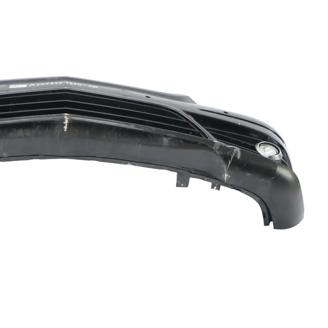 Mercedes W251 Front Bumper AMG Trim Panel Obsidian Black Metallic - 197 - SKU A2518851825-OB - Part number A2518851825