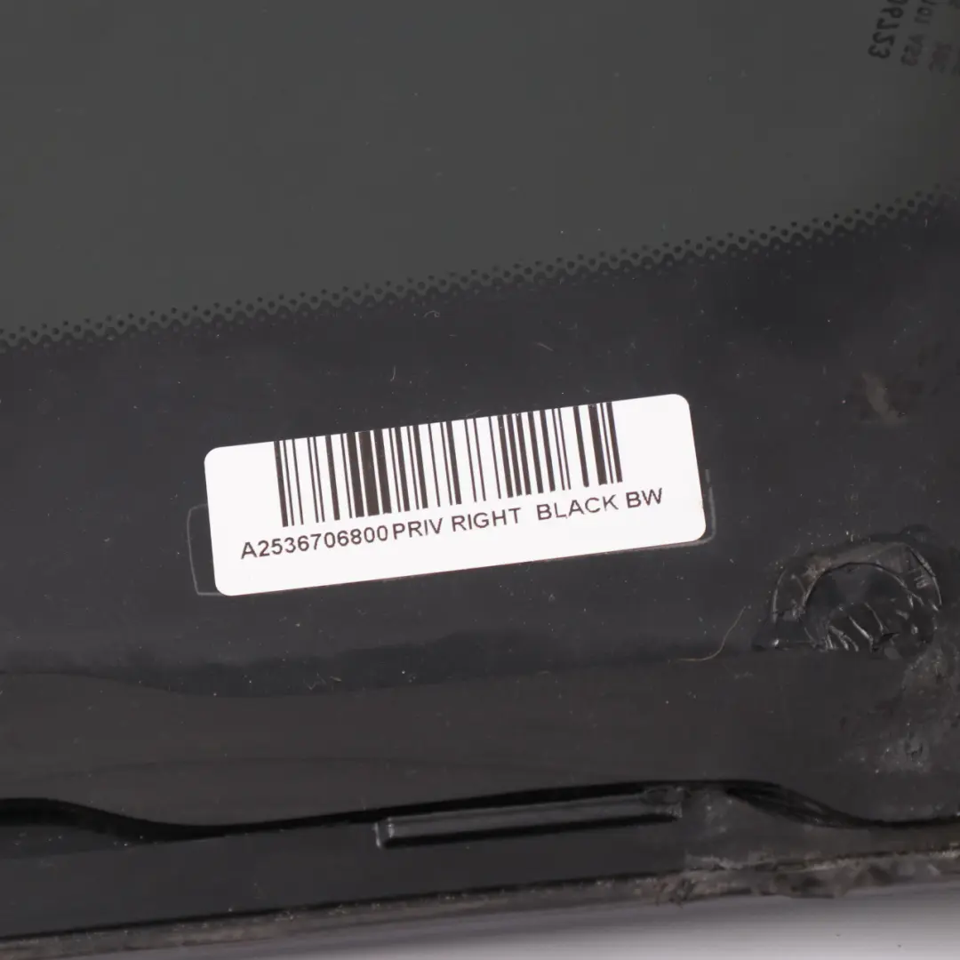 Window Glass Rear Right O/S Quarter Side Black AS3 to Mercedes GLC X253 with Part number A2536706800 Mercedes GLC X253 Window Glass Rear Right O/S Quarter Side Black AS3 - SKU A2536706800 - Part number A2536706800