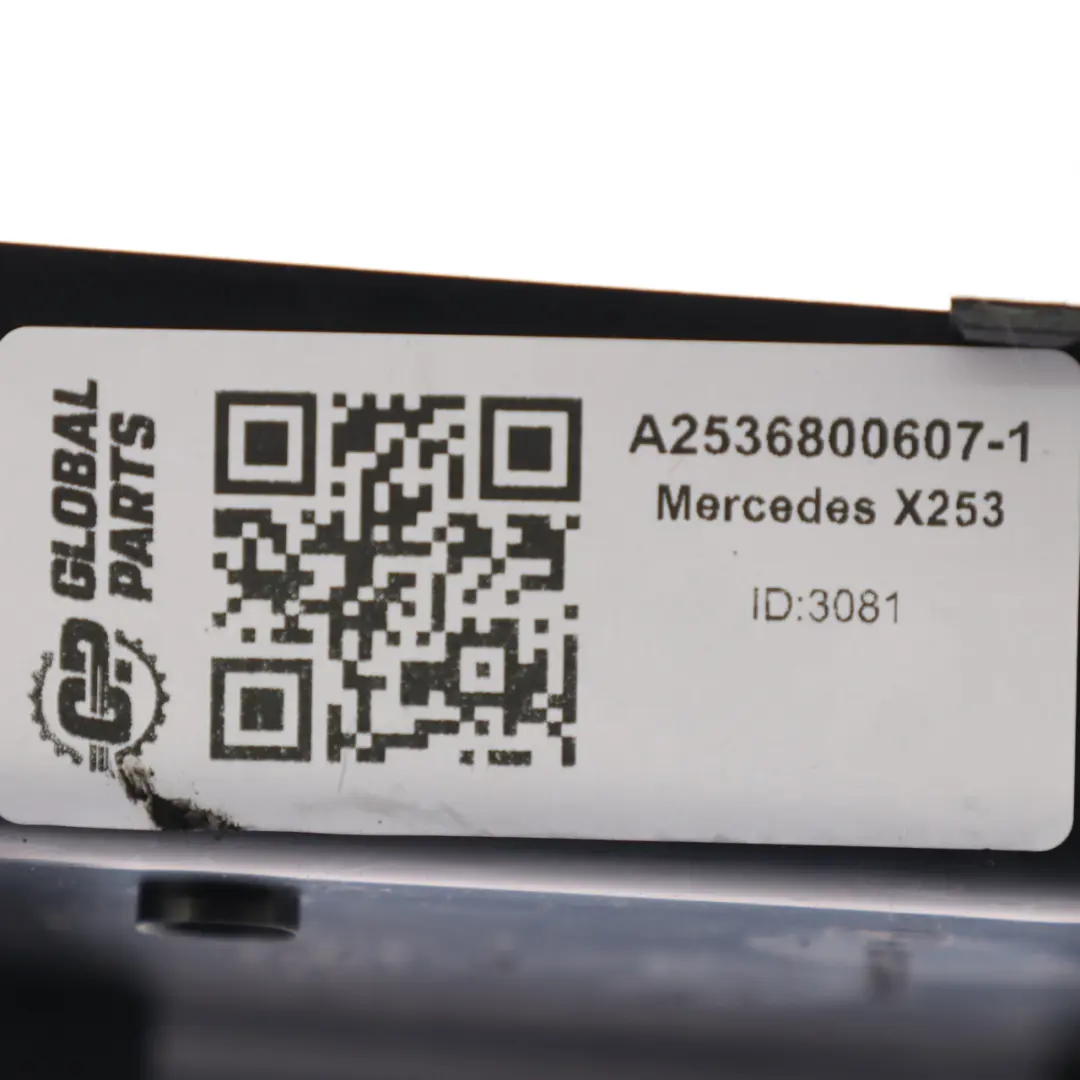 Salpicadero Panel de Instrumentos Tapa Derecha Negro para Mercedes X253 con número de pieza A2536800607 Mercedes X253 Salpicadero Panel de Instrumentos Tapa Derecha Negro - SKU A2536800607-1 - Número de pieza A2536800607