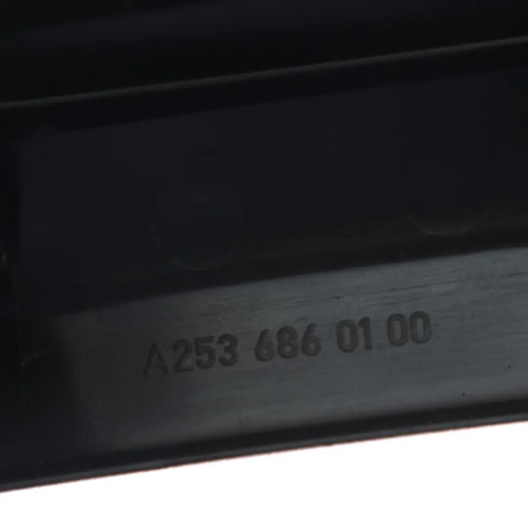  Ingresso Trim Mercedes GLC X253 Coperchio della soglia posteriore sinistra nero - SKU A2536860100 - Numero di parte A2536860100