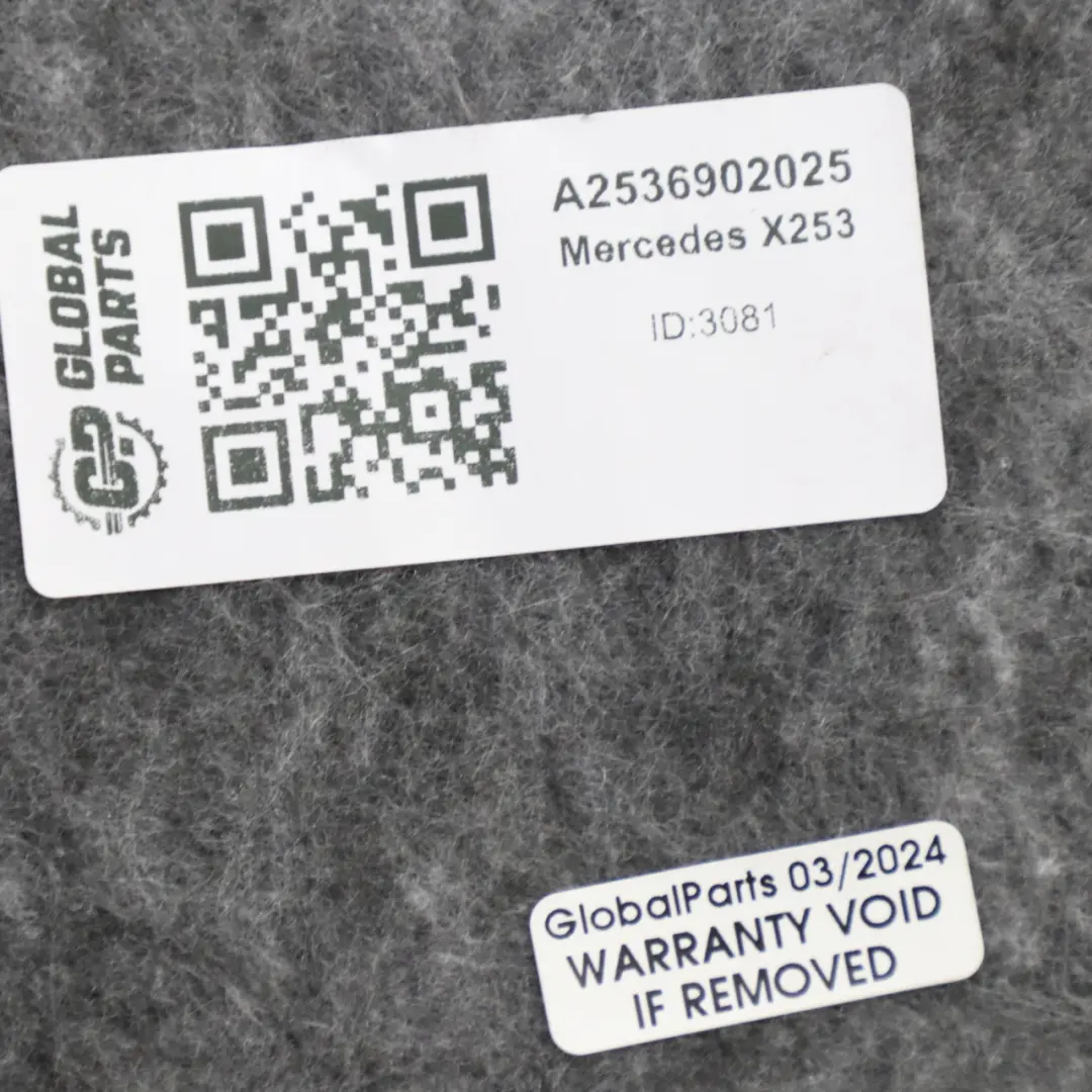 Mercedes GLC X253 Osłona słupka D Wewnętrzna Tylna Prawa Szara - SKU A2536902025 - Numer Części A2536902025