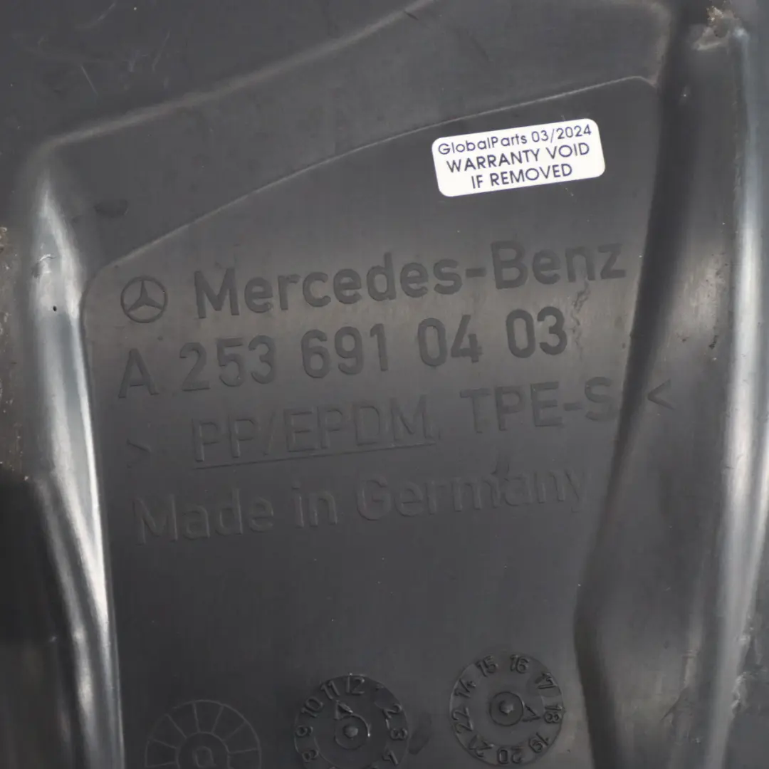 Cubre Paso de Rueda Mercedes GLC X253 Guardabarros Delantero Derecho Trasero para con número de pieza A2536910403 Cubre Paso de Rueda Mercedes GLC X253 Guardabarros Delantero Derecho Trasero - SKU A2536910403 - Número de pieza A2536910403