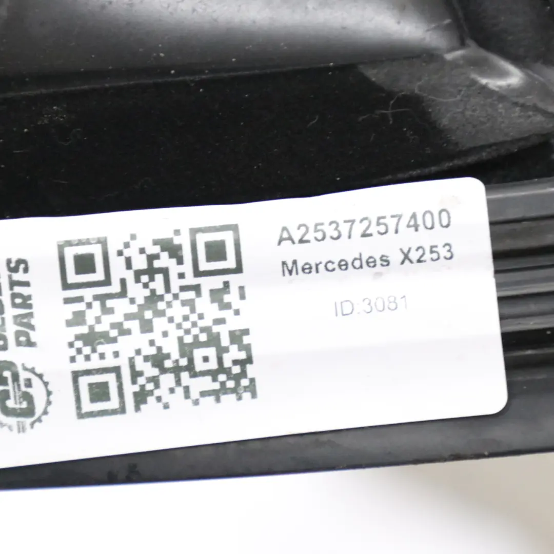  Guía de ventana Mercedes GLC X253 Puerta delantera derecha Marco de junta - SKU A2537257400 - Número de pieza A2537257400