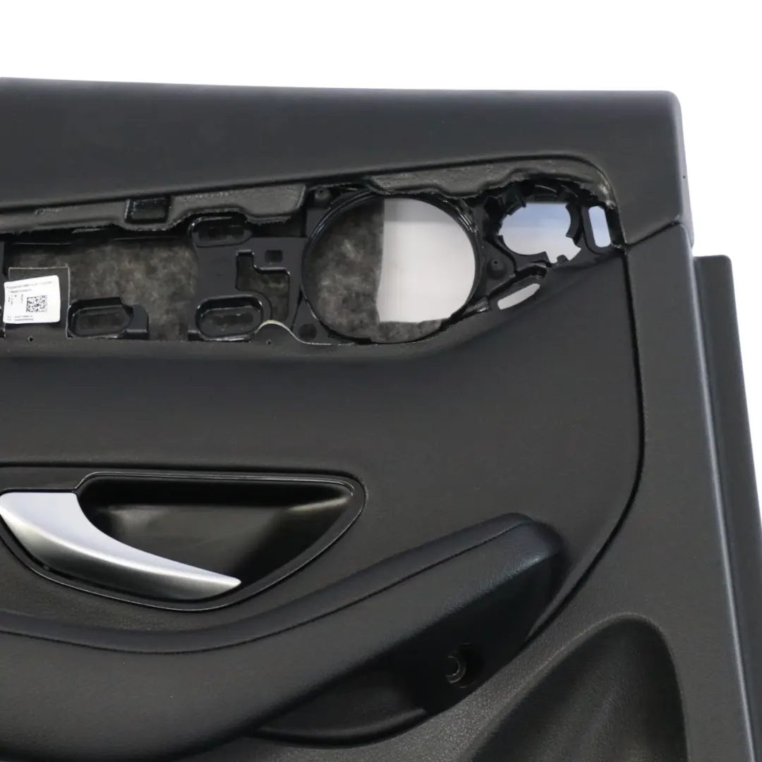 Mercedes W246 Door Card Trim posteriore sinistro Coperchio Nero - SKU A2537308302 - Numero di parte A2537308302