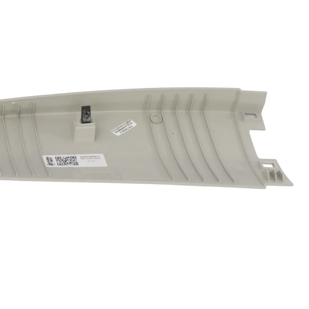 Mercedes X253 Window Frame Trunk Lid Interior Cover Left N/S Grey - SKU A2537400171 - Part number A2537400171