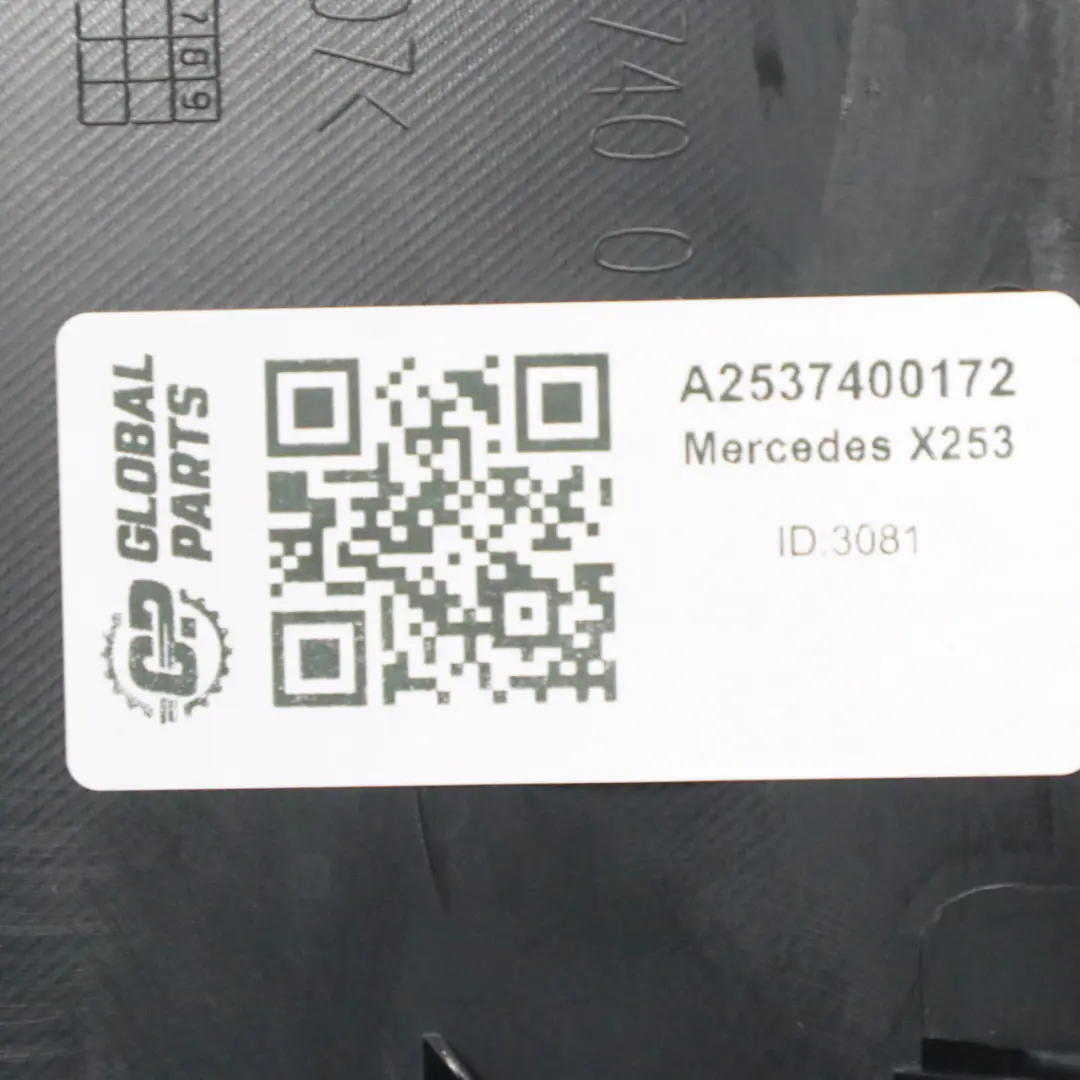 Panel Uchwyt Klapy Bagażnika Osłona Zamka do Mercedes X253 o numerze A2537400172 Mercedes X253 Panel Uchwyt Klapy Bagażnika Osłona Zamka - SKU A2537400172 - Numer Części A2537400172