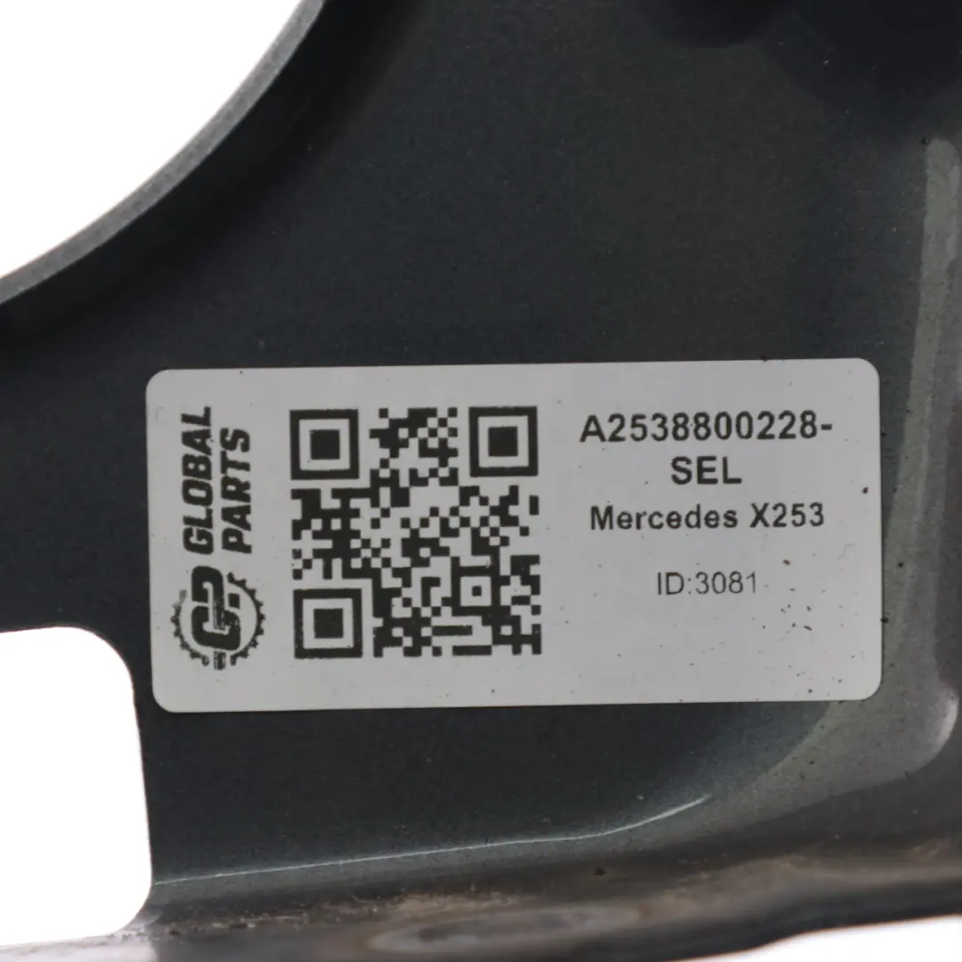 Capó Bisagra Derecha Gris Selenita - 992 para Mercedes GLC X253 con número de pieza A2538800228 Mercedes GLC X253 Capó Bisagra Derecha Gris Selenita - 992 - SKU A2538800228-SEL - Número de pieza A2538800228