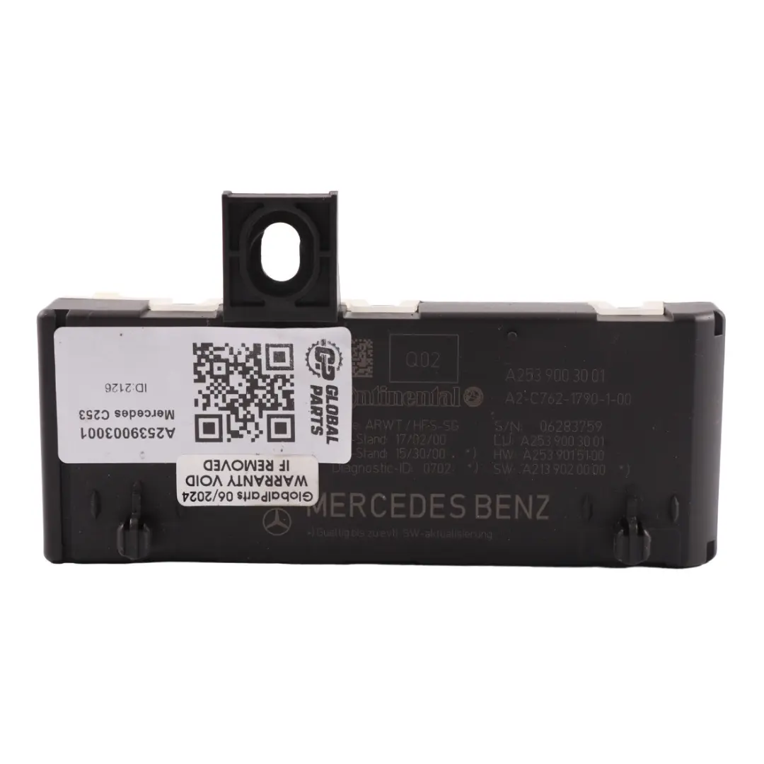 Módulo de Unidad de Control Electrónico para Mercedes C253 con número de pieza A2539003001 Mercedes C253 Módulo de Unidad de Control Electrónico - SKU A2539003001 - Número de pieza A2539003001