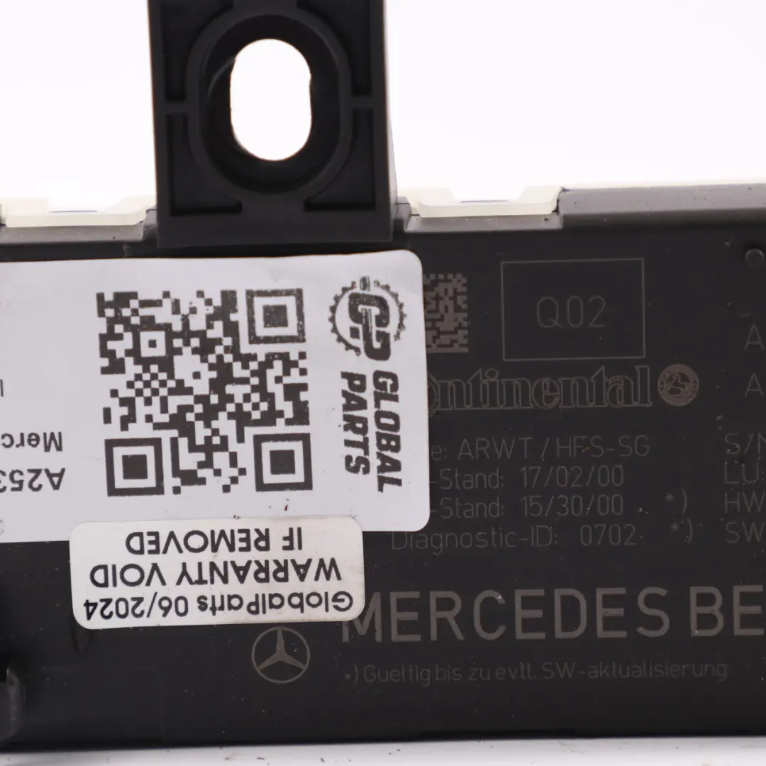 Mercedes C253 Moduł Sterownik Klapy Bagażnika - SKU A2539003001 - Numer Części A2539003001