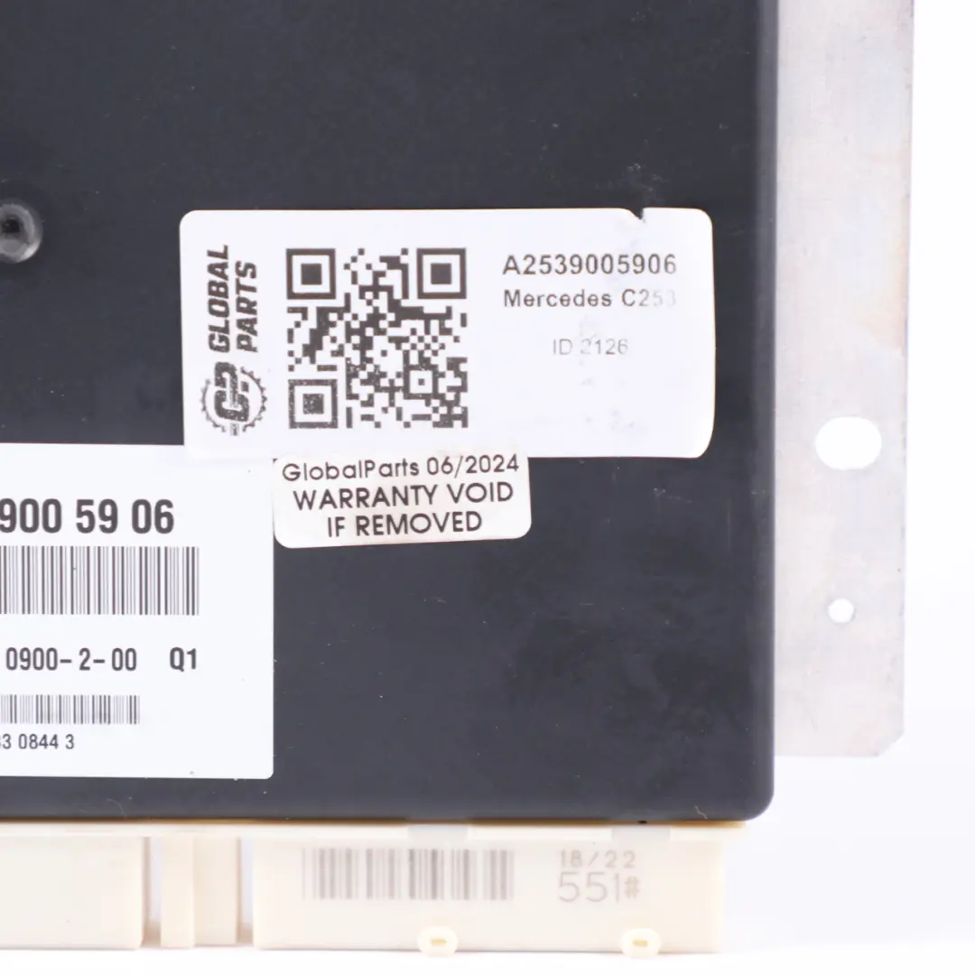 Mercedes C253 Body Control Module Temic - SKU A2539005906 - Part number A2539005906