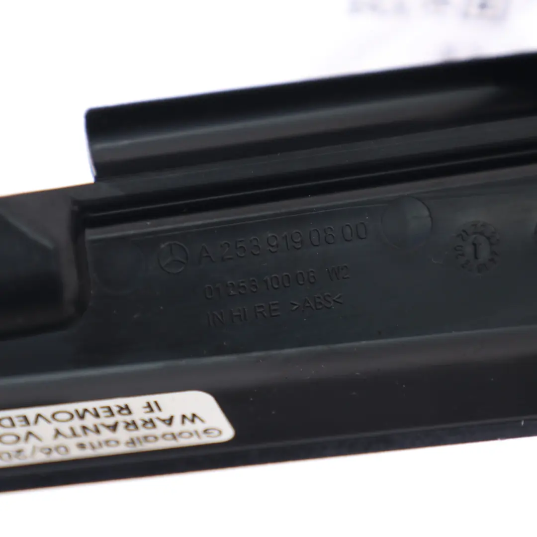 Mercedes C253 Seat Rail Guide Cover Trim Panel Front Right O/S Black - SKU A2539190800 - Part number A2539190800