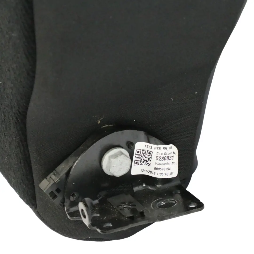 Mercedes X253 Rücksitz Rückenlehne Rechts Hinterer Umschlagschnitt Panel Schwarz - SKU A2539202402-1 - Teilenummer A2539202402