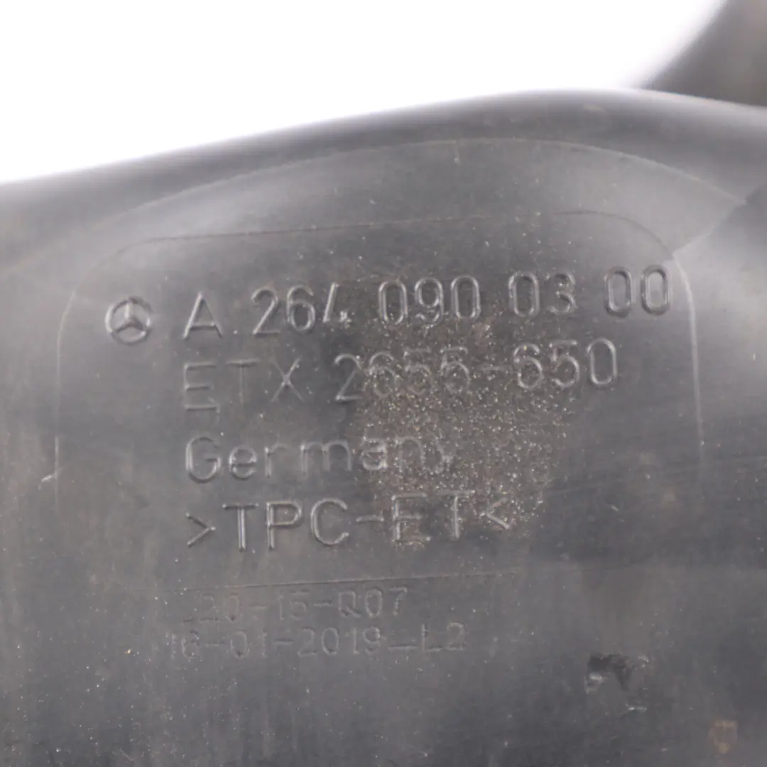 M264 Nettoyer le tube d'admission d'air pour Mercedes W205 C238 à propos du numéro de pièce A2640900300 Mercedes W205 C238 M264 Nettoyer le tube d'admission d'air - SKU A2640900300 - Numéro de pièce A2640900300