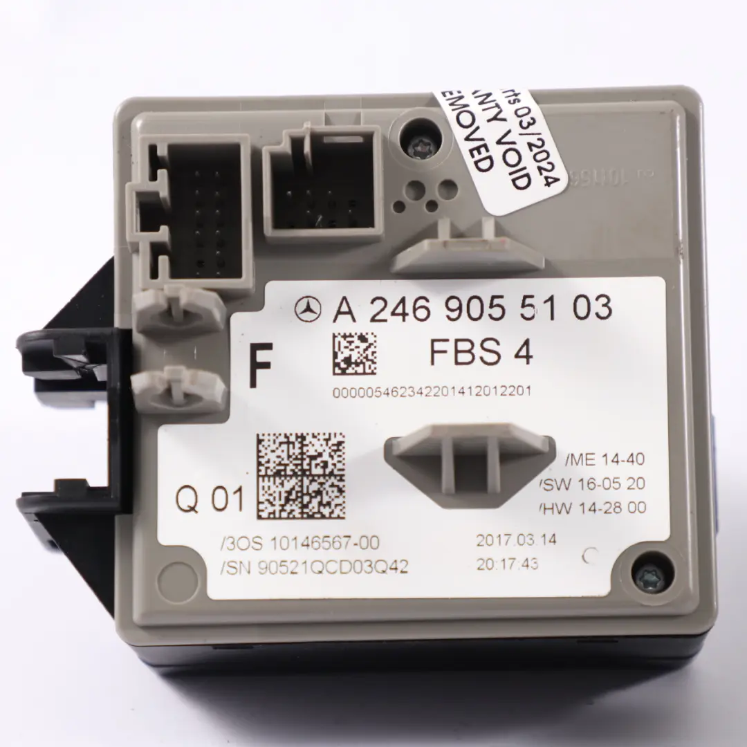 Mercedes C117 CLA45 AMG M133.980 4-Matic Engine Control ECU Kit Key - SKU A2709002100-5 - Part number A2709002100