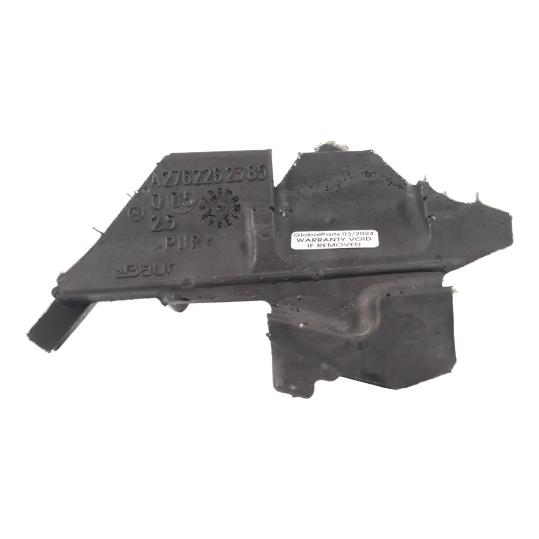 Heat Shield Heat Insulation Covering A2762262385 to Mercedes C207 W212 M276 Engine with Part number A2762260500 Mercedes C207 W212 M276 Engine Heat Shield Heat Insulation Covering A2762262385 - SKU A2762260500 - Part number A2762260500