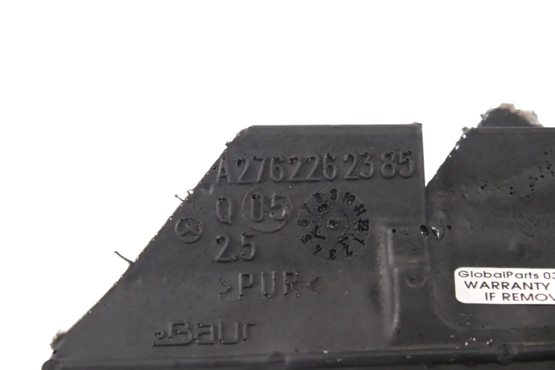 Mercedes C207 W212 M276 Motore Scudo termico Isolamento copertura A2762262385 - SKU A2762260500 - Numero di parte A2762260500