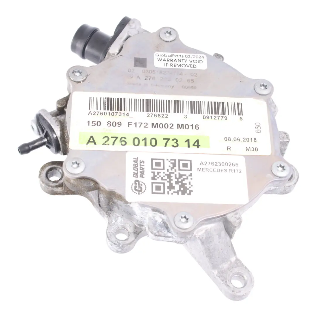 Mercedes W204 W205 C207 W212 W213 Pompe à vide moteur essence - SKU A2762300265 - Numéro de pièce A2762300265