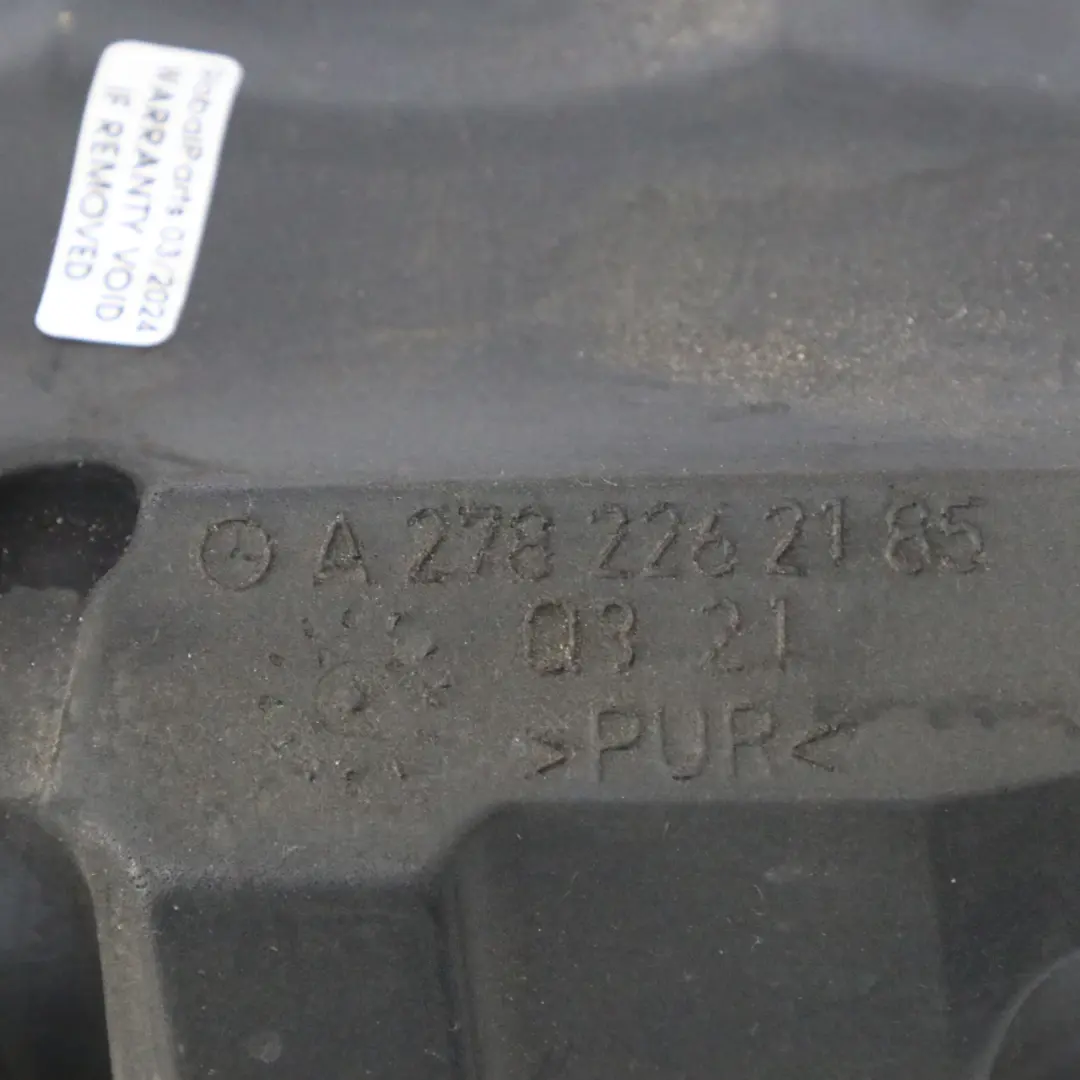  Akustik schaum Mercedes C207 W212 C218 Motor geräusch dämmung A2782262185 - SKU A2782262085 - Teilenummer A2782262085