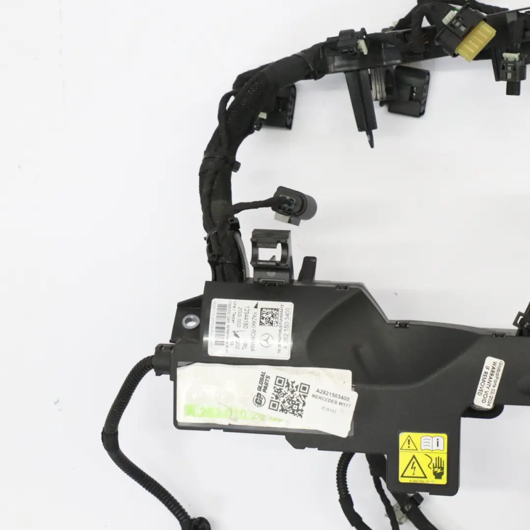 Wiring Warness Loom to Mercedes W177 Turbo Engine with Part number A2821503400 Mercedes W177 Turbo Engine Wiring Warness Loom - SKU A2821503400 - Part number A2821503400