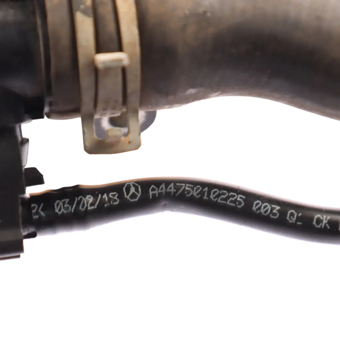 OM622 Cooler Expansion Tank Bleed Line Pipe Hose to Mercedes Vito W447 with Part number A4475010225 Mercedes Vito W447 OM622 Cooler Expansion Tank Bleed Line Pipe Hose - SKU A4475010225 - Part number A4475010225