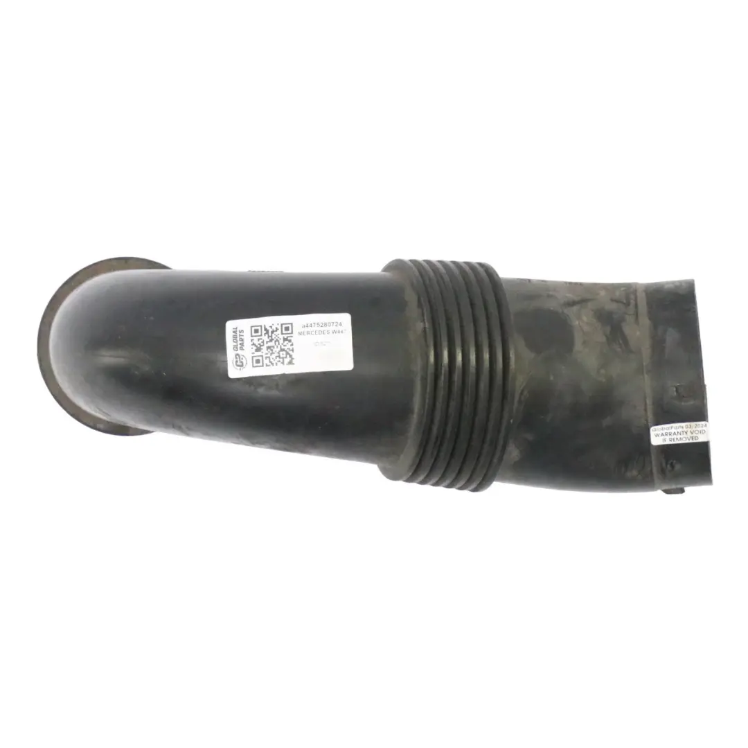 Condotto d'aria Mercedes W447 OM651 Scatola filtro aria ingresso per con numero di parte A4475280724 Condotto d'aria Mercedes W447 OM651 Scatola filtro aria ingresso - SKU A4475280724 - Numero di parte A4475280724