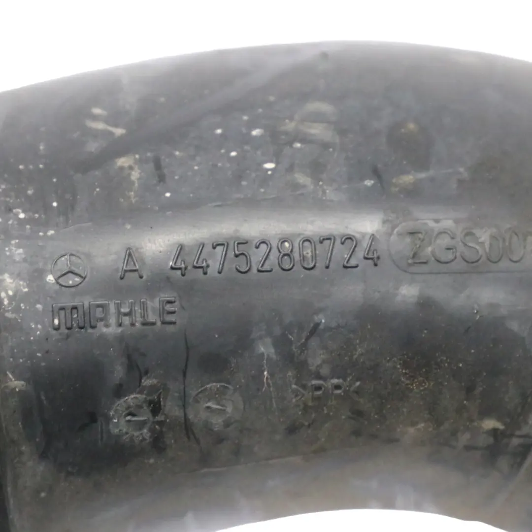 Condotto d'aria Mercedes W447 OM651 Scatola filtro aria ingresso per con numero di parte A4475280724 Condotto d'aria Mercedes W447 OM651 Scatola filtro aria ingresso - SKU A4475280724 - Numero di parte A4475280724