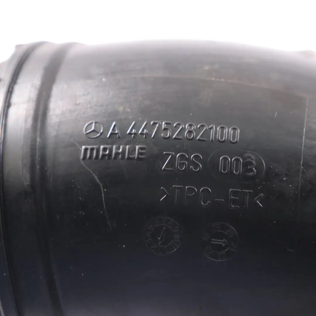 Mercedes W447 OM651 Motor diesel admisión aire Tubo manguera línea - SKU A4475281224-1 - Número de pieza A4475281224